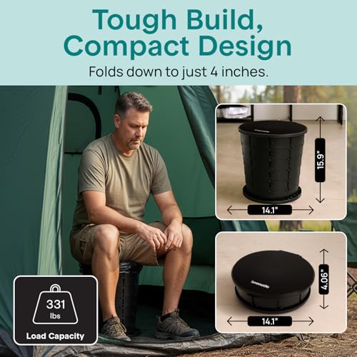 Foldable Toilet Seat for Camping