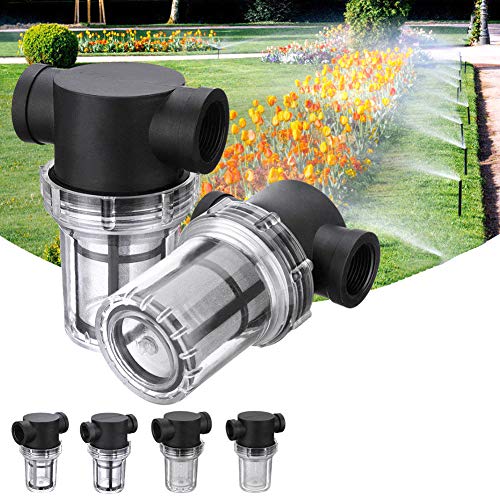 1Pcs Garden Pond 1 inch Inline Mesh Strainer Water Pump Filter Irrigation High Flow Pipeline Filter Garden Interface Strainer