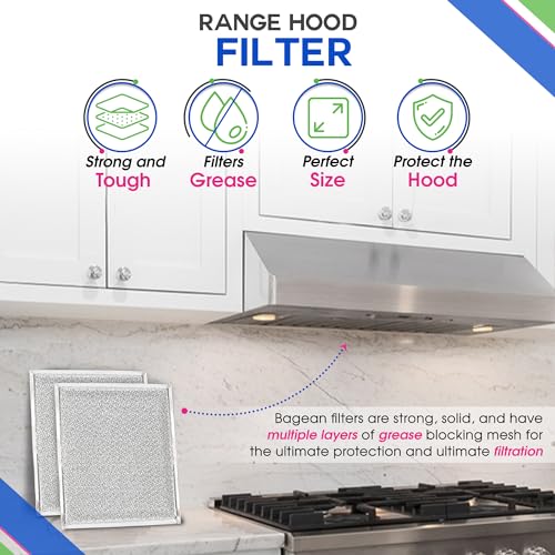 Stove Vent Filter 10.5x8.75" 97006931 Fits Nutone Broan Range Hood Filter