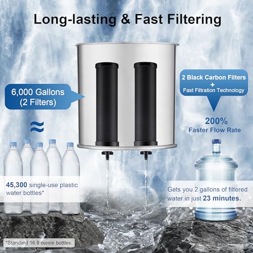 8 Stage Gravity Water Filtration System 3.0 Gallon