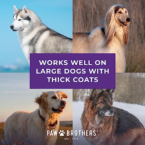 Paw Brothers Professional Grade Extra Long Slicker Brush
