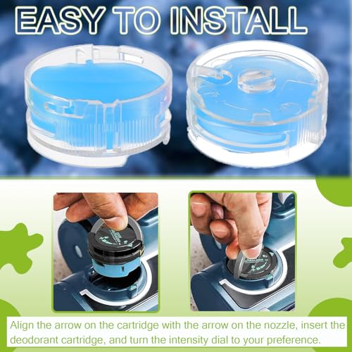 Odor Neutralizer Cartridge Replacement for Shark AZ3000 AZ3002 HZ3000 HZ3002 HZ702 IZ862H IZ562H ZD550 ZU102 LA702 Odor Elimination Replacement 1541FC3000