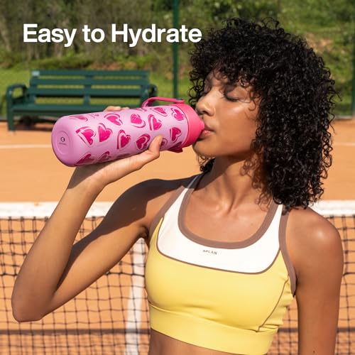 Insulated Water Bottle with Straw Stainless Steel Water Bottle
