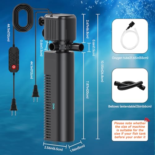25W UV Aquarium Filter