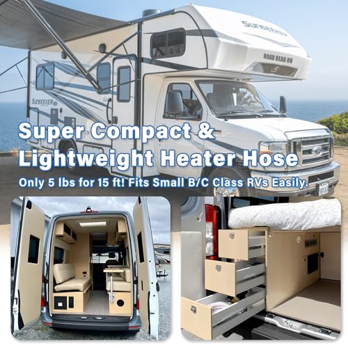 Heated RV Water Hose 15FT (15 Foot)