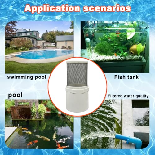 1 inch stainless steel filter cover connected to 1 inch