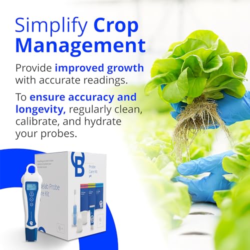 pH Pen Meter and Probe Care Kit pH for Optimal Plant Health