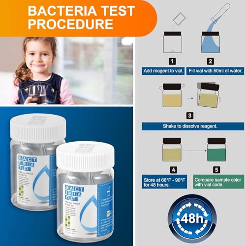 Drinking Water Test Strips 150 + 2 Bacteria Tester Kits