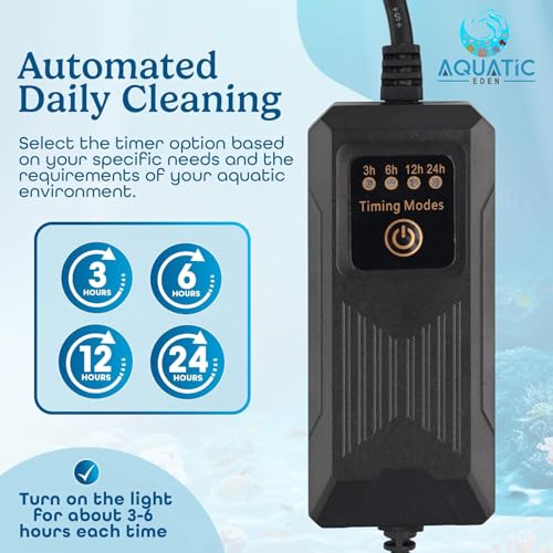 7W UV Light for Aquariums with 4 Timer Modes