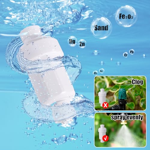2 Pcs Misting System Filter 100 Mesh Calcium Inhibitor Filter (2 Count)