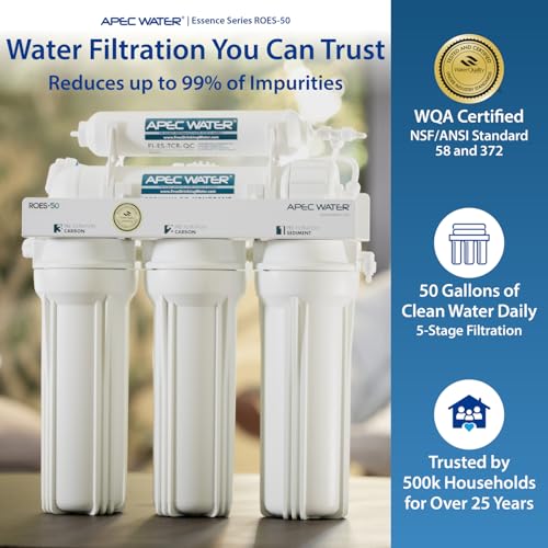 ROES-50, 5-Stage Under Sink Reverse Osmosis System, 50 GPD