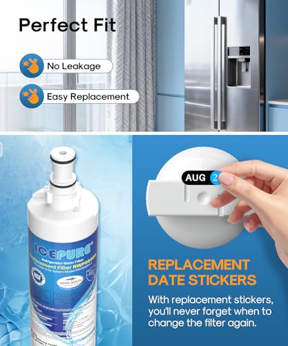 4396508 Replacement for EveryDrop EDR5RXD1 Water Filter (2 Count)