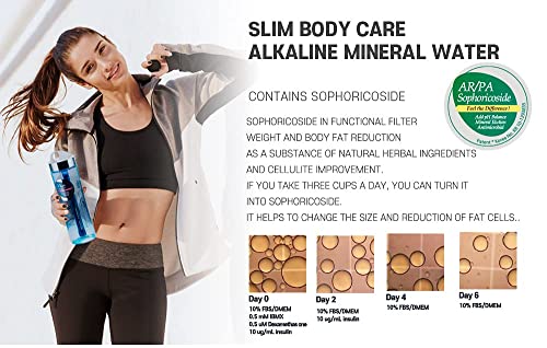 Alkaline Mineral 9 Stage Filter Water Bottles Alkaline Mineral Water Ionizer Portable Water Bottle