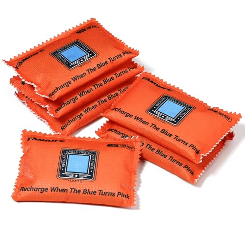Rechargeable Desiccant Packs for Storage (6 Count)