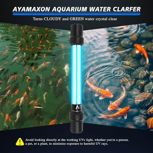 20W UV Submersible Aquarium&Pond Light Water Clarifier