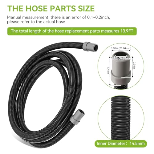 A20014 Ribbed Hosing Replacement for Fluval 106 (5.2911 Ounce)