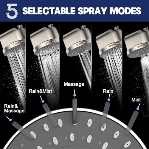 High Flow Filtered Shower Head