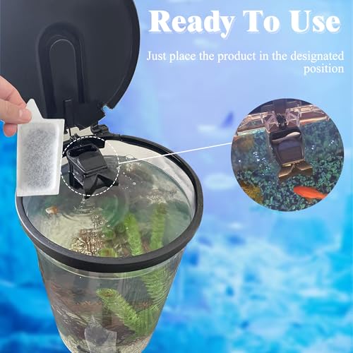 10 Pack S Size Filter Cartridges for Tetra Whisper Fish Tanks Filter (10 Count)