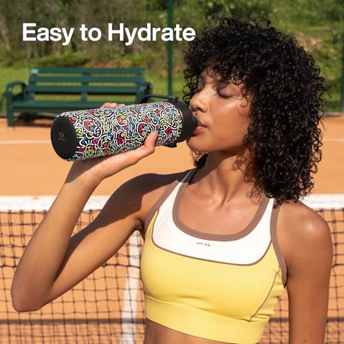 Insulated Water Bottle with Straw Stainless Steel Water Bottle