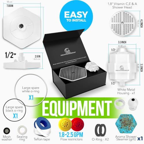 Filtered Shower Head Set