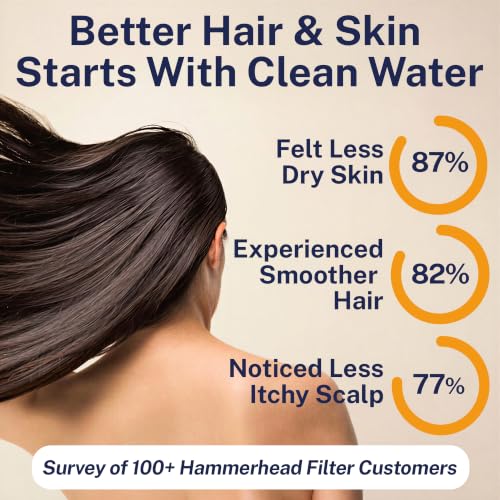 Gillian Filtered Shower Head for Hard Water