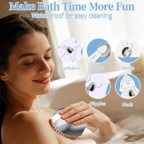 2-in-1 Multifunction Personal Massager, 5 Modes & 9 Speeds, Intimate Massager for Clitoral, Nipple, G-Spot & Penis Stimulation, Solo or Couples Use