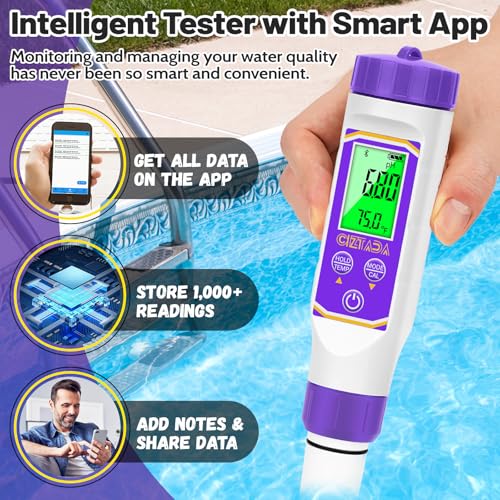 Smart pH Meter for Water pH and EC Meter for Hydroponics Nutrients