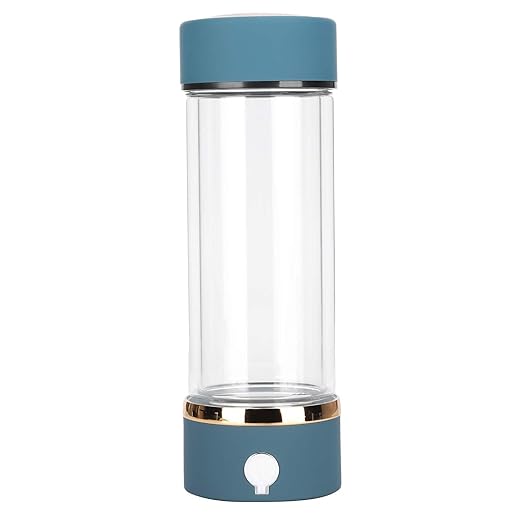 Hydrogen Water Generator Ionizer, Portable Hydrogen Water Ionizer Machine, Rechargeable Hydrogen Rich Water Glass Health Cup for Home Travel