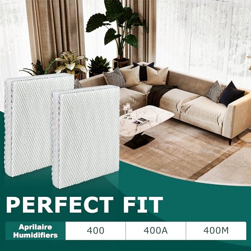 45 Water Panel Humidifier Filter Fit for April.aire 400 400A 400M (2 Count)
