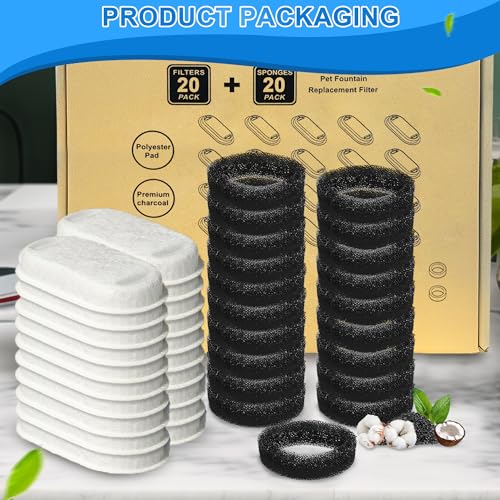 Cat Water Fountain Filters (40 Count)