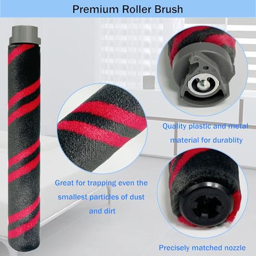 Replacement Brush Roller and Filter for Shark HZ3002 (7 Count)