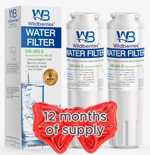 UKF8001 Refrigerator Water Filter 4 Replacement for Whirlpool®