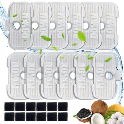 24 Packs for Petlibro Cat Water Fountain Filters Replacement Dockstream (24 Count)