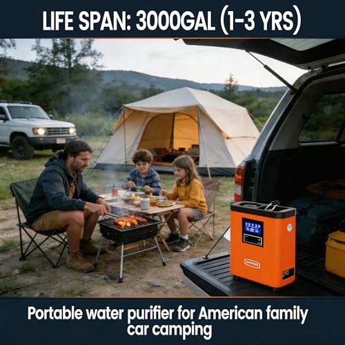 Portable Electric RO Water Filter System with UV Light