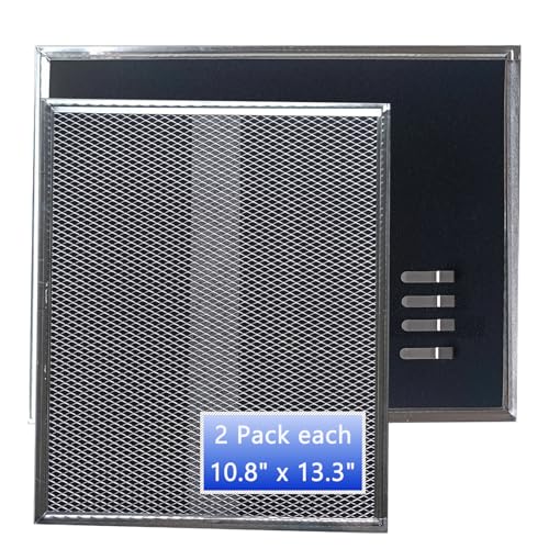 2 Pack S99010308 BPSF30 for Allure Range Hood Charcoal Filters 10.8"x13.3"