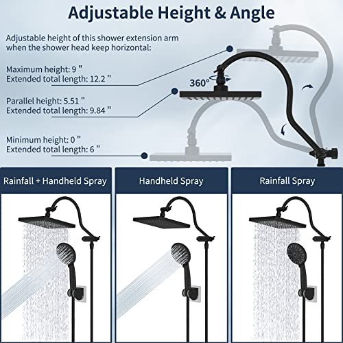 8 Inch High Pressure Rainfall Shower Head