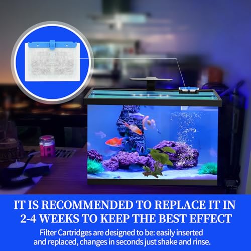 10 Pack Small Replacement Filters Cartridges withQuietFlow (10 Count)