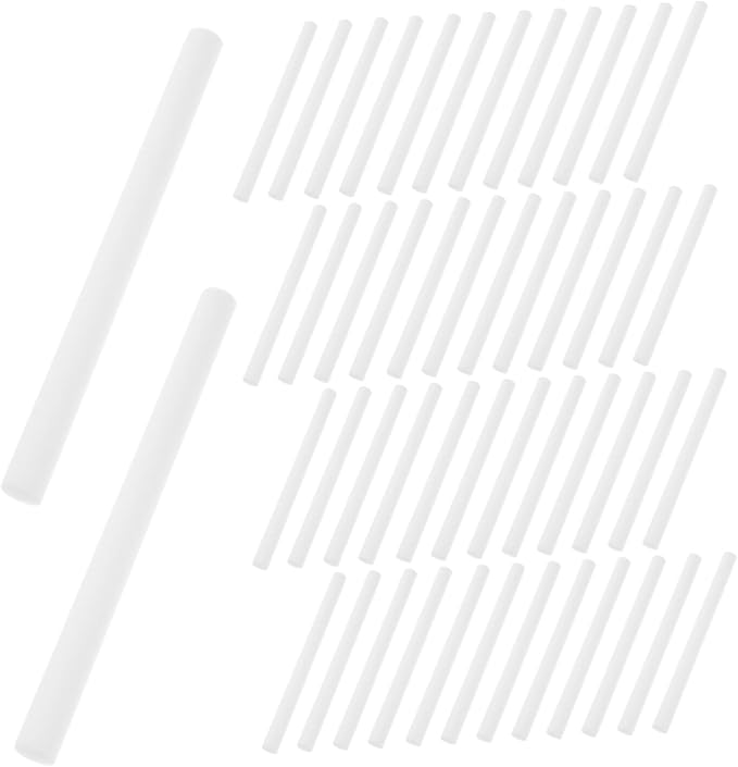 GALPADA 50pcs Cotton Filter Sticks for Diffuser and Humidifier 10x140mm Universal Absorbent Cotton Fragrance Replacement for Home Use - AquaVibe