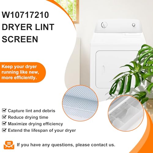 W10717210 W11607443 w11778253 Dryer Lint Screen Filter Replacement Compatible for Whirlpool