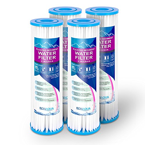 Pleated Sediment Water Filter Cartridge 9.87”x 2.5” Amplified Surface Area
