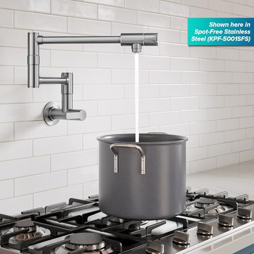 Oletto Pot Filler Faucet with Retractable Arm