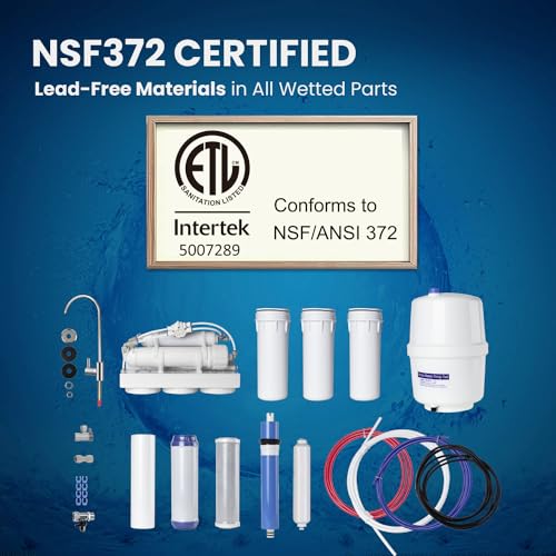 CMP10 5 Stage Reverse Osmosis Under Sink Water Filter System