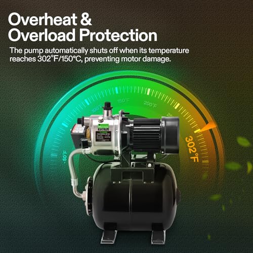 1.6 HP Shallow Well Pump with Pressure Tank