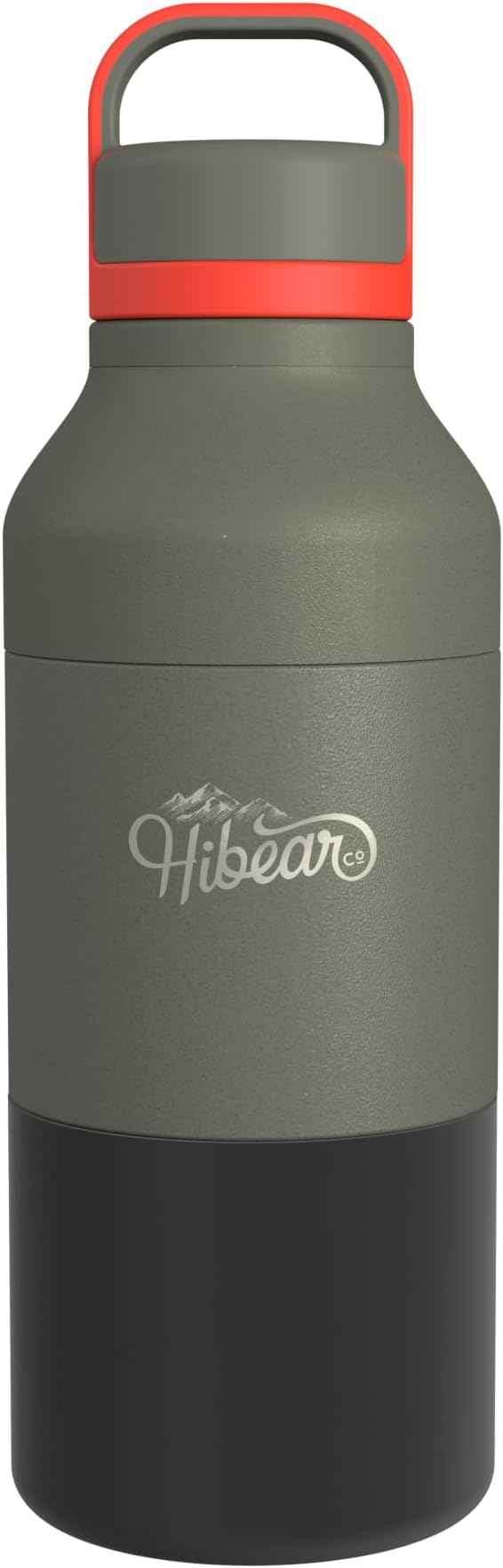 HIBEAR 32oz All-Day Adventure Flask - As Seen on Shark Tank - The Insulated Multi-Tool of Beverage Bottles - Craft Pourover, Cold Brew, Tea, Water Infusion, Wine Decanting, Hydration.