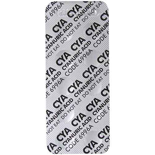 Lamotte- Cyanuric Acid Test Tablets Instrument Grade Strip of 10 Tabs