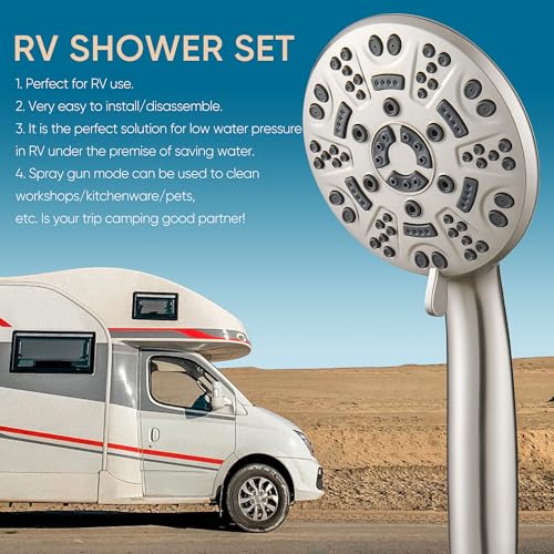 8 Setting Handheld Shower Head