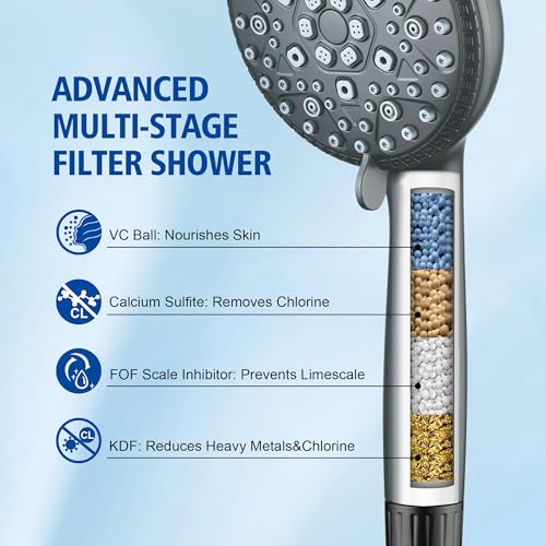 Matte Black Shower System with 9" High Pressure Rain Shower Head