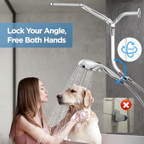 Dual Handheld Shower Head Combo