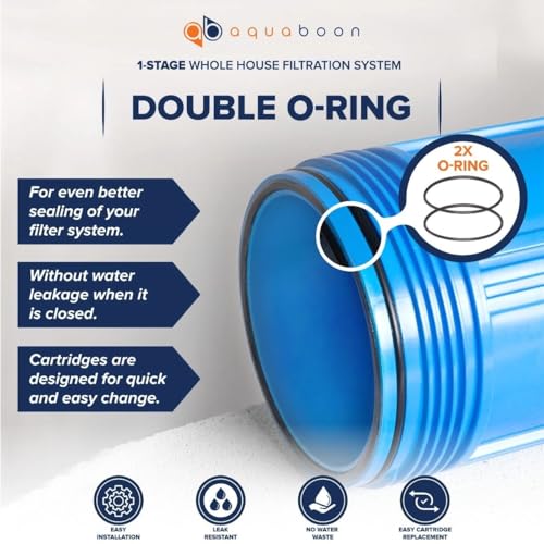 10x4.5 Whole House Water Filter Housing