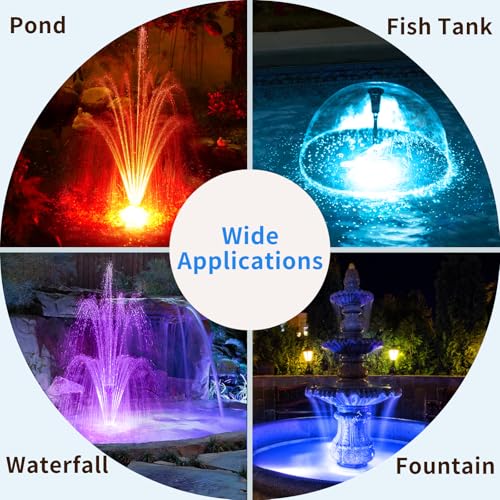 Pond Filter with LED Lights